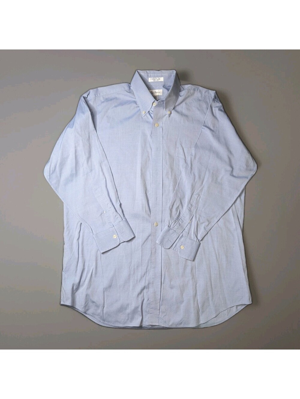 Paul Fredrick 5 Dress Shirt Bundle 16.5 32 Oxford Cotton Collar Cuff White Blue